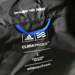 adidas packable rain jacket